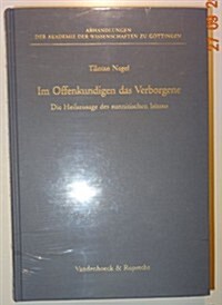 Im Offenkundigen Das Verborgene: Die Heilszusage Des Sunnitischen Islama (Hardcover)