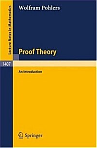 Proof Theory: An Introduction (Paperback, 1989. 3rd Print)