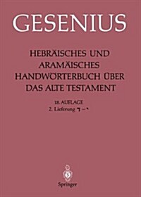 Hebr?sches Und Aram?sches Handw?terbuch ?er Das Alte Testament: 2.Lieferung י - ד (Hardcover, 18)