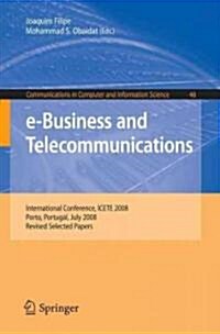 e-Business and Telecommunications (Paperback)