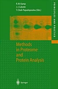 Methods in Proteome and Protein Analysis (Paperback)