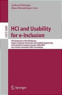 HCI and Usability for e-Inclusion (Paperback, 2009)