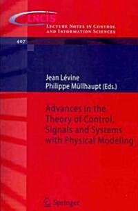 Advances in the Theory of Control, Signals and Systems with Physical Modeling (Paperback, 2011)