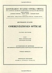 Commentationes Opticae 2nd Part (Hardcover, 1963)