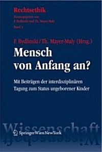 Mensch Von Anfang An? (Paperback)