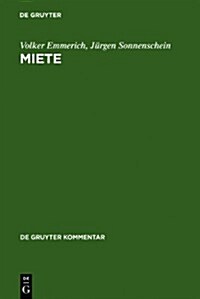 Miete: Handkommentar. 535 Bis 580a Des Brgerlichen Gesetzbuches. Allgemeines Gleichbehandlungsgesetz (Hardcover, 9, 9. Neu Bearb. U)