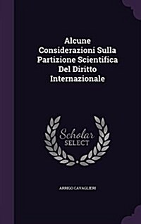 Alcune Considerazioni Sulla Partizione Scientifica del Diritto Internazionale (Hardcover)