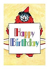 Circus Dog with Sign - Birthday Greeting Card (Other)