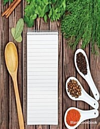 Blank Cookbook: Notepad 30 (Paperback)