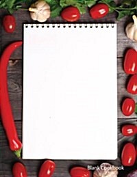 Blank Cookbook: Notepad 38 (Paperback)