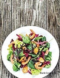 Blank Cookbook: Salad 10 (Paperback)