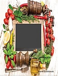 Blank Cookbook: Herbs and Spices 34 (Paperback)