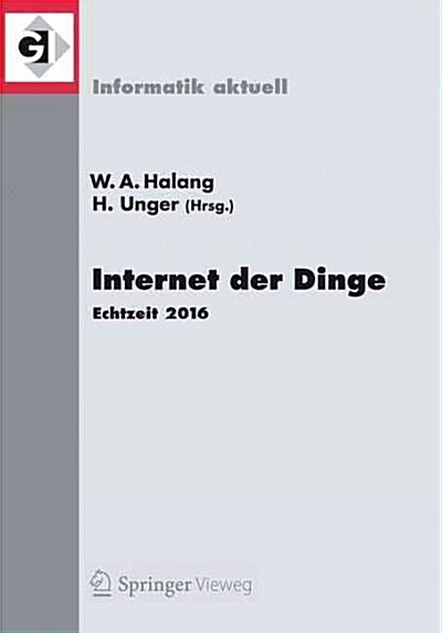 Internet Der Dinge: Echtzeit 2016 (Paperback, 1. Aufl. 2016)