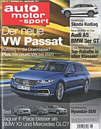 Auto Motor + Sport (격주간 독일판): 2016년 09월 01일
