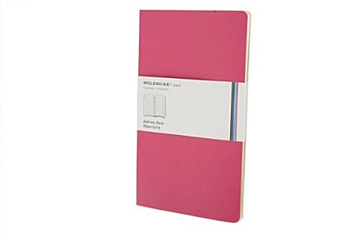 Moleskine Volant Address Book: Large (Hardcover, Pink)