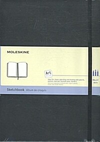 Moleskine Art Plus Sketchbook, A4, Black, Hard Cover (12 X 8.5) (Imitation Leather)