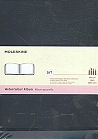 Moleskine Art Plus Watercolor Album, A4, Black, Hard Cover (12 X 8.5) (Imitation Leather)
