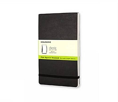 Moleskine Reporter Notebook, Pocket, Plain, Black, Soft Cover (3.5 X 5.5) (Imitation Leather)
