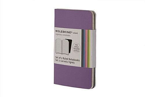 Moleskine Volant Notebook Ruled, Purple Small, Set of 2 (Other)