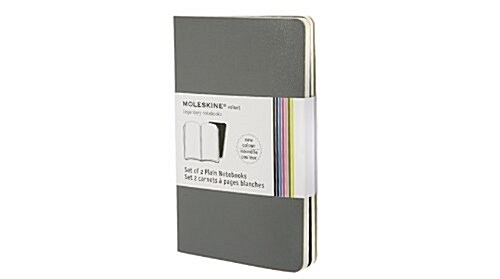 Moleskine Volant Notebook (Set of 2 ), Pocket, Plain, Slate Grey, Paynes Grey, Soft Cover (3.5 X 5.5) (Other)
