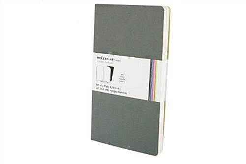 Moleskine Volant Plain Notebook: Large Grey (Paperback)
