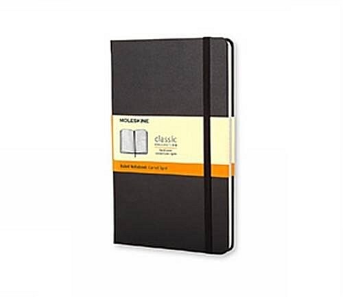 Moleskine Classic Notebook, Pocket, Ruled, Black, Hard Cover (3.5 X 5.5) (Imitation Leather)
