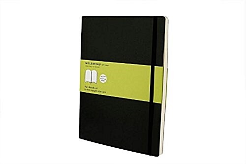 Moleskine Classic Notebook, Extra Large, Plain, Black, Soft Cover (7.5 X 10) (Other)