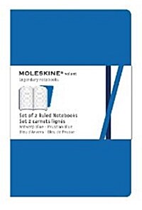 Moleskine Volant Ruled Notebook: Blue Large (Vinyl-bound)