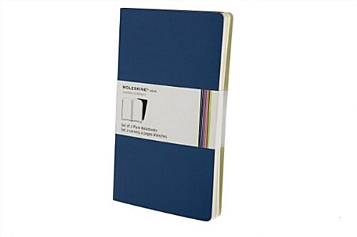Moleskine Volant Plain Notebook: Blue Large (Vinyl-bound)