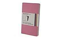 Moleskine Volant Notebook (Set of 2 ), Pocket, Plain, Pink Magenta, Magenta, Soft Cover (3.5 X 5.5) (Paperback)