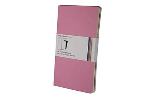 Moleskine Volant Plain Notebook: Pink Large (Vinyl-bound)