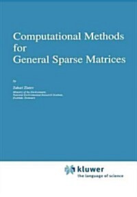 Computational Methods for General Sparse Matrices (Paperback)