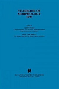 Yearbook of Morphology 1993 (Paperback, 1993)