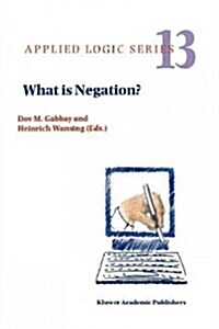 What Is Negation? (Paperback)