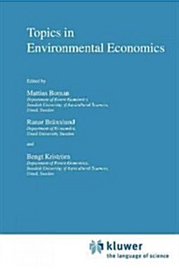 Topics in Environmental Economics (Paperback)