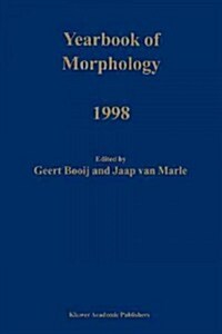 Yearbook of Morphology 1998 (Paperback, 1999)
