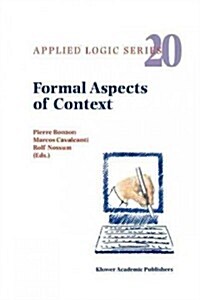 Formal Aspects of Context (Paperback)