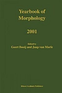 Yearbook of Morphology 2001 (Paperback)