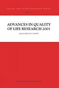 Advances in Quality of Life Research 2001 (Paperback, 2002)