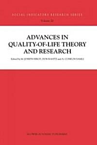 Advances in Quality-of-life Theory and Research (Paperback)