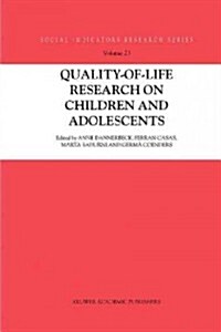 Quality-of-life Research on Children and Adolescents (Paperback)