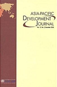 Asia Pacific Development Journal December 2008 (Paperback)