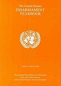 The United Nations Disarmament Yearbook 2008 (Paperback, New)