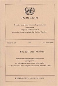 Treaty Series 2337 I:41884-41898 (Paperback)