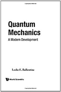 Quantum Mechanics: A Modern Development (Hardcover, 2)