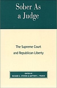 Sober As a Judge (Hardcover)