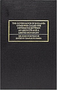 The Governance of England (Hardcover, Revised)