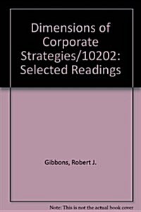 Dimensions of Corporate Strategies/10202 (Paperback, 1st)