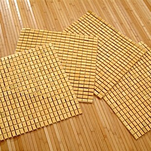 [무료배송][초특가] 여름 대나무 마작 방석 4개세트 (45*45cm)