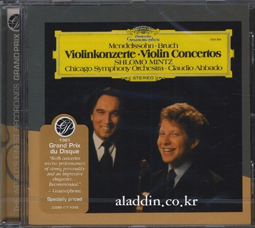 [수입] 멘델스존 & 브루흐 : 바이올린 협주곡